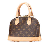 ルイ ヴィトン モノグラム アルマBB ハンドバッグ ショルダーバッグ 2WAY M53152 ブラウン PVC レザー レディース LOUIS VUITTON 【中古】